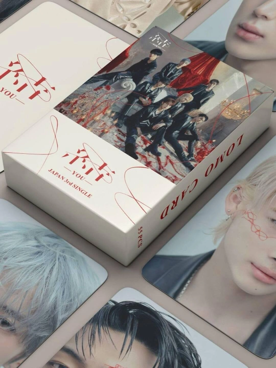 K-pop lomo-kartalari to'plami BTS, Stray Kids, Enhypen, Jungkook, 55 dona - 