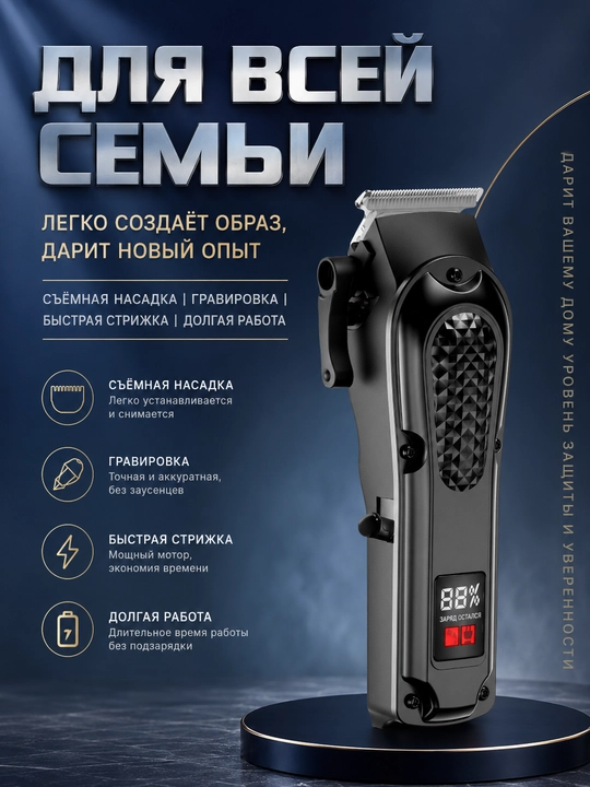 Триммер для волос и бороды, бритва, машинка для стрижки