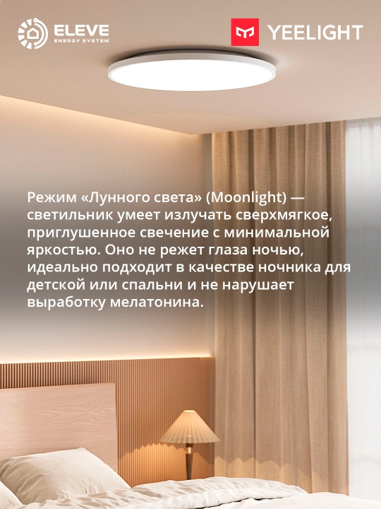 Умный потолочный светильник Yeelight Mercury C300 18W