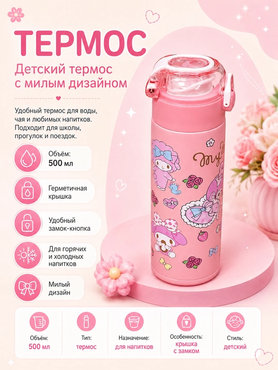 Bolalar termosi 500 ml - 