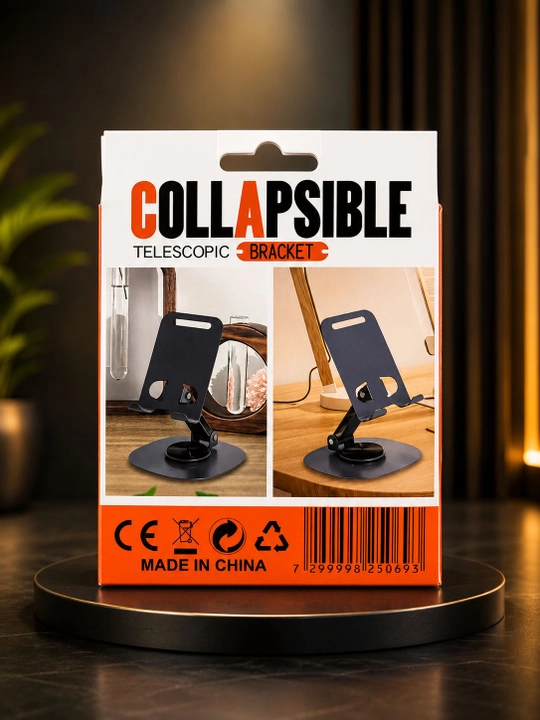Telefon, stol, planshet uchun universal taglik, metall, dekstop stand video uchun mos