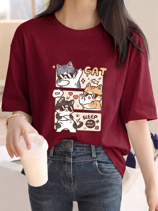 OVERSIZE футболка для женщин и девушек - 