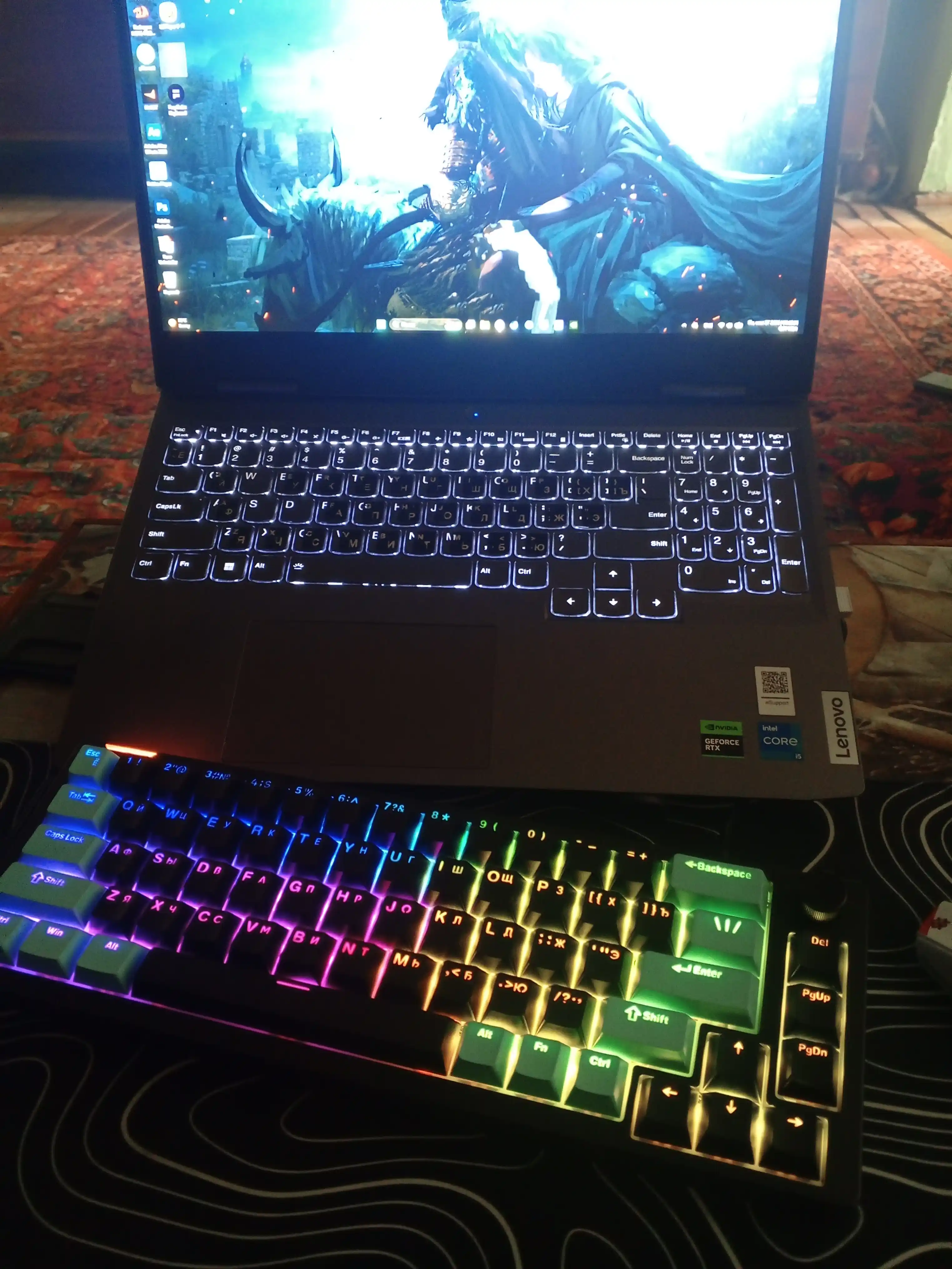 O‘yin uchun kibersport klaviaturalari ZIFRIEND AG68, RX75PRO VA BD61 oʻyin RGB yoritgichli