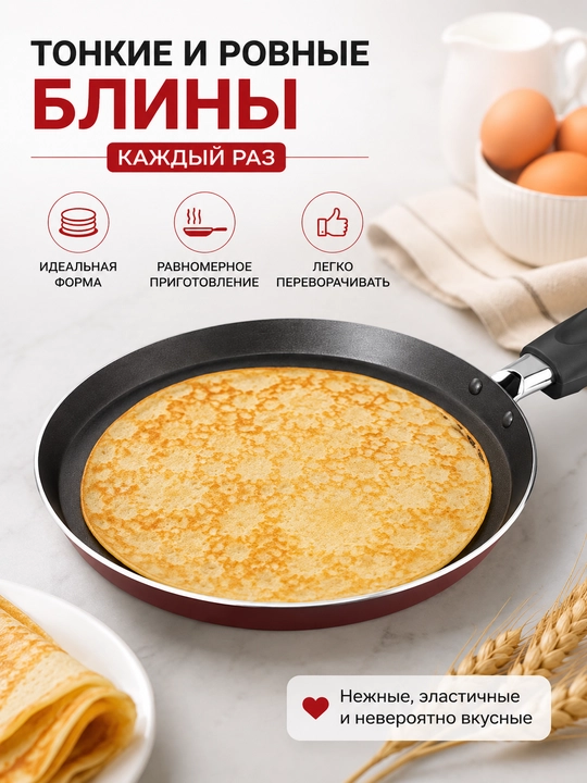 Сковорода 3 в 1 для завтрака, антипригарная, с 3 секциями, для яиц и блинов
