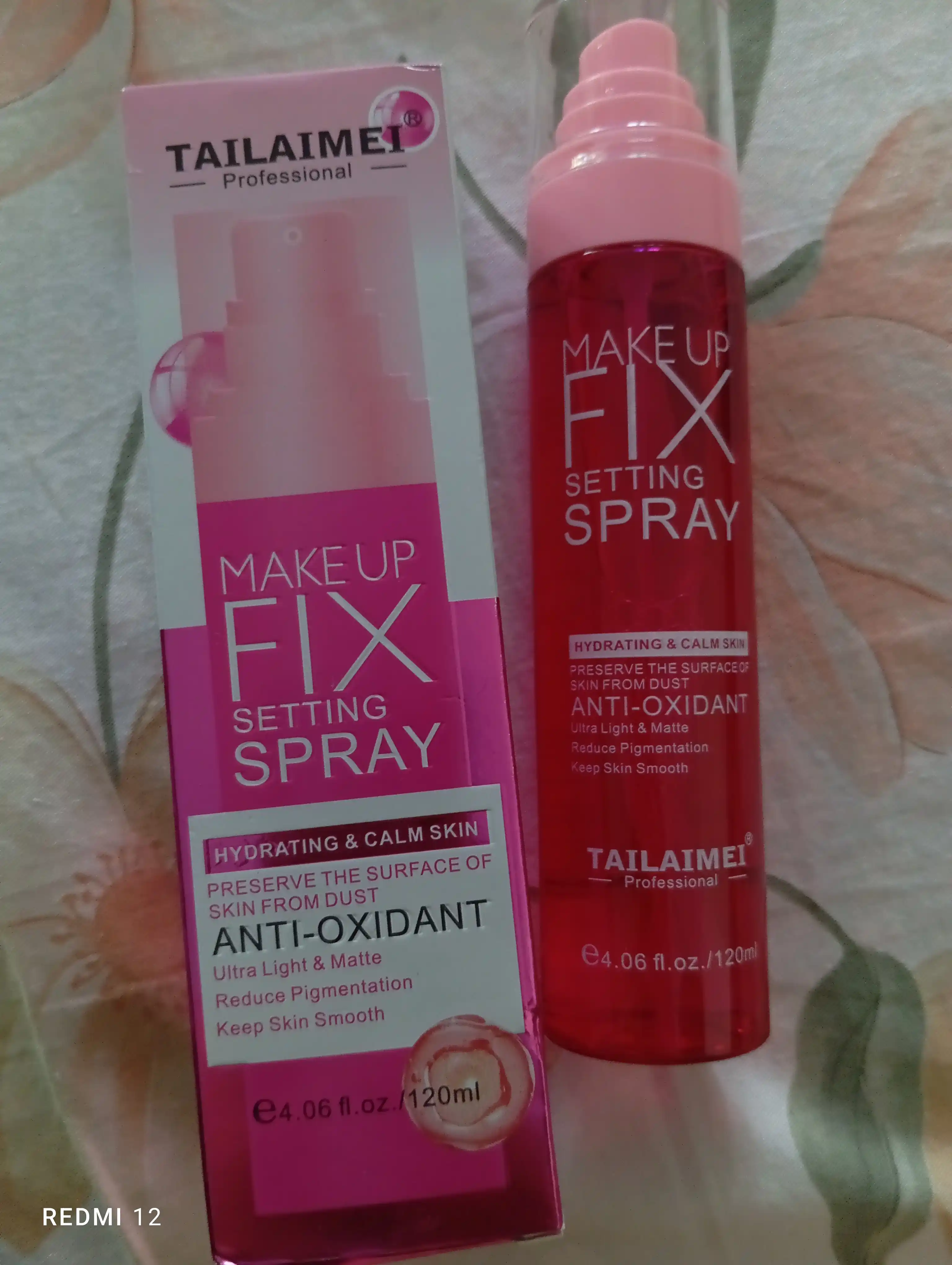 Спрей фиксатор для макияжа, увлажняющий, Make Up Fixer