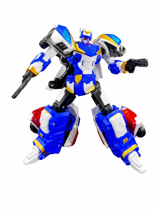 Metal Card Bot. Blue Cop S transformeri, 18 sm, S2