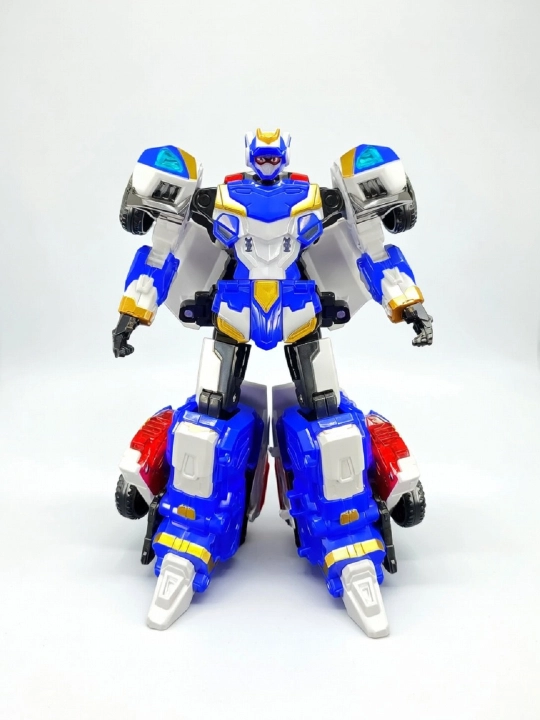 Metal Card Bot. Blue Cop S transformeri, 18 sm, S2