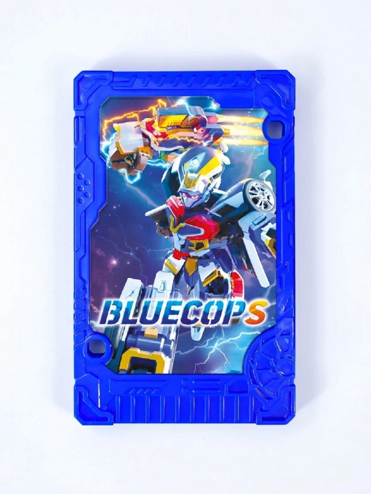 Metal Card Bot. Blue Cop S transformeri, 18 sm, S2