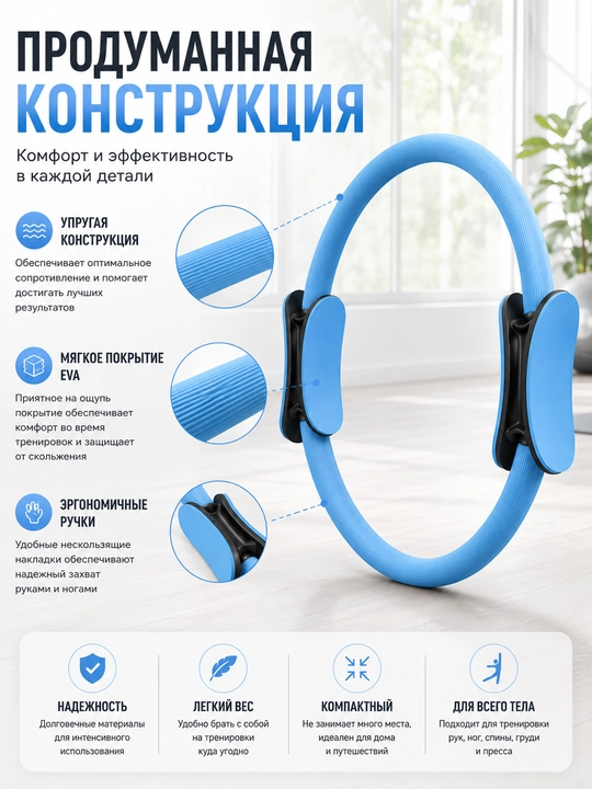 Кольцо для пилатеса, пилатес кольцо, фитнес кольцо, кольцо для фитнеса, кольцо для йоги