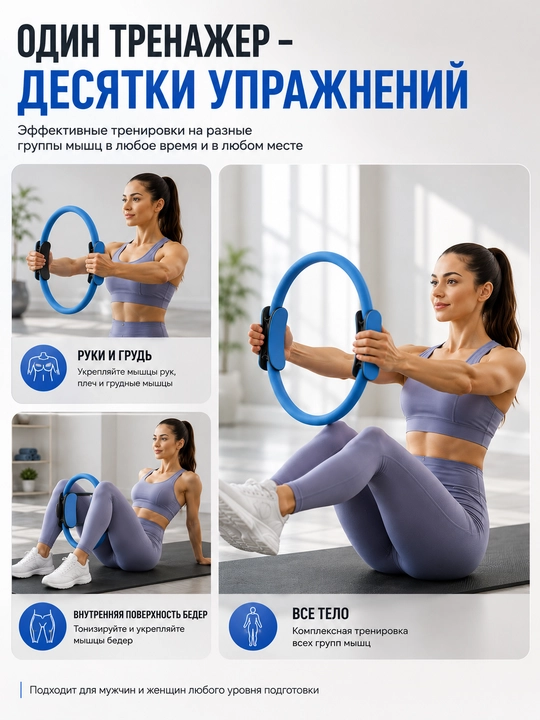 Кольцо для пилатеса, пилатес кольцо, фитнес кольцо, кольцо для фитнеса, кольцо для йоги
