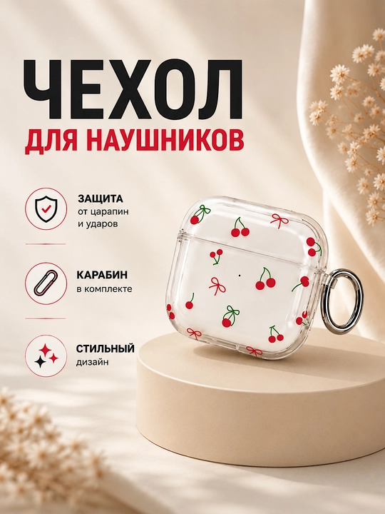 AirPods 1, 2 / Pro, 3, 4 simsiz quloqchinlar uchun himoya g'ilofi - 