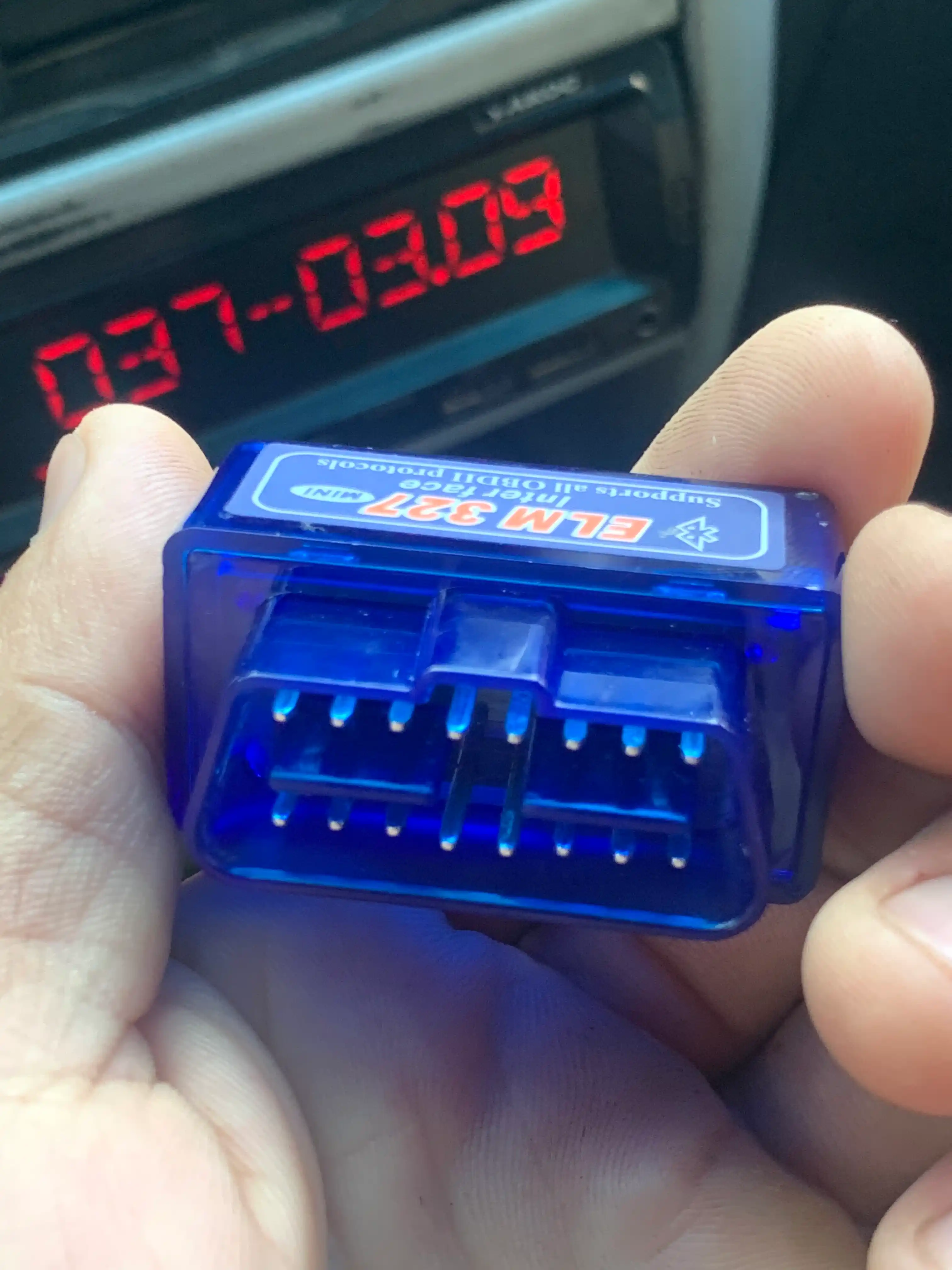 Avtodiagnostik xatolik skaneri ELM327 OBD2 V2.1, Android, Bluetooth
