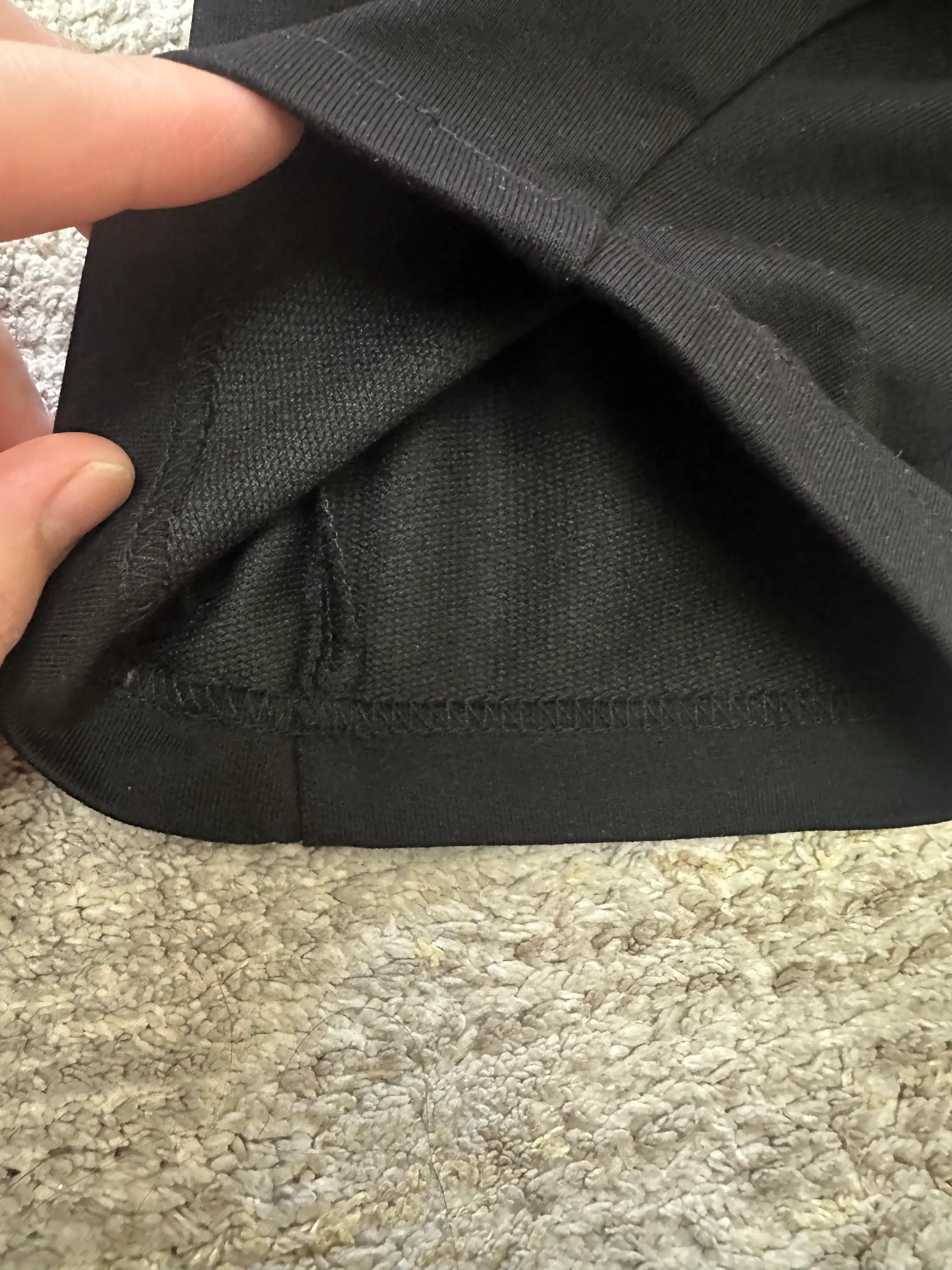 WEERIT Basic o‘smirlar shortigi, 100% paxta, ikki ipli, 122-170, qora