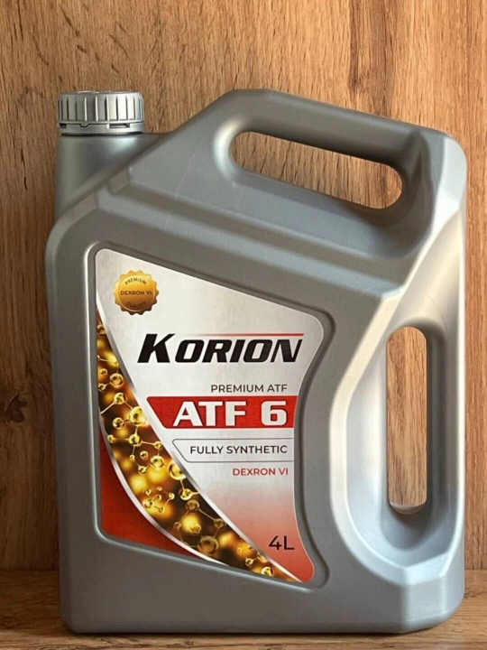 Трансмиссионное масло Korion ATF 6 Dexron VI, синтетическое, 4 л