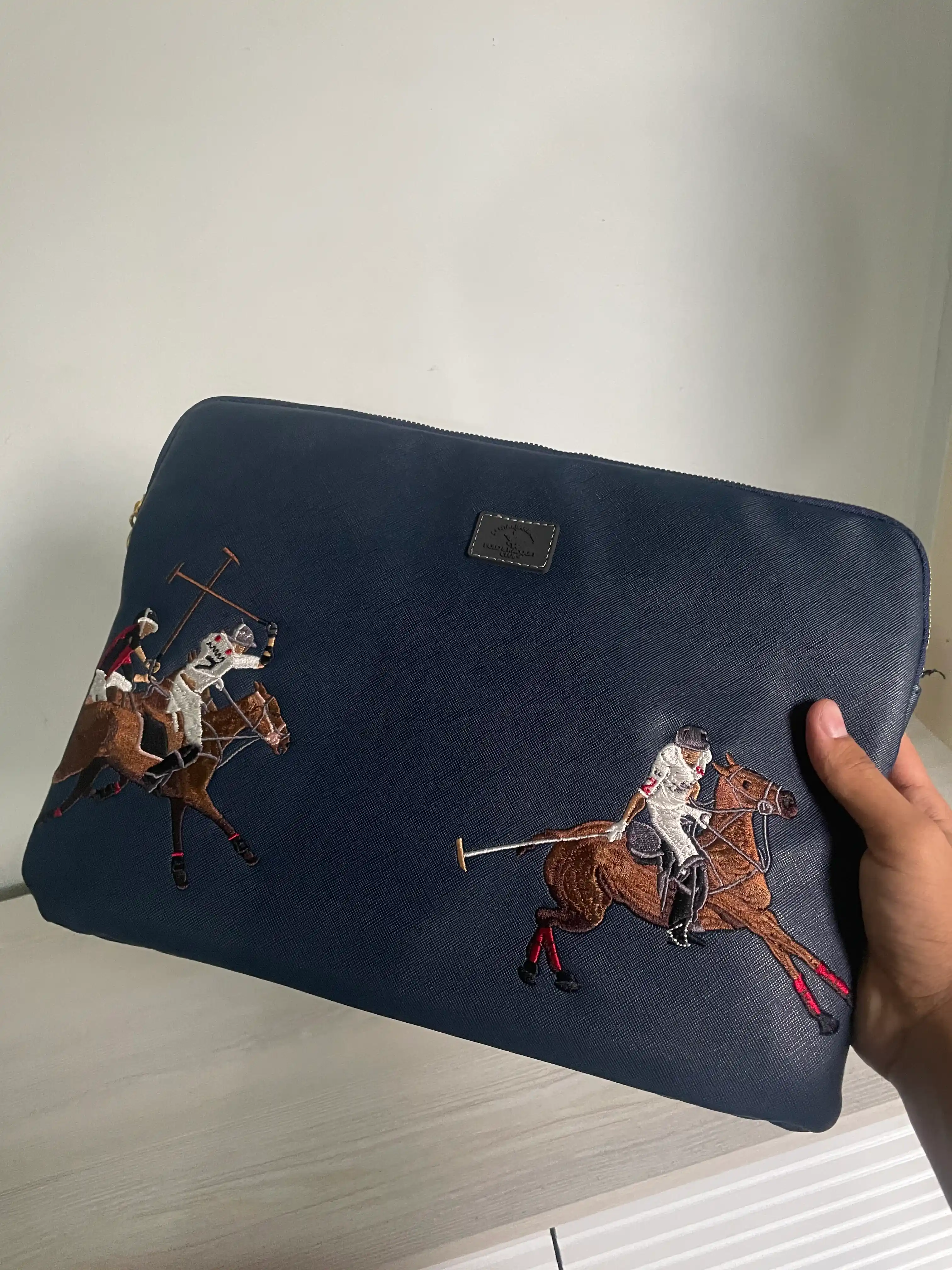 Santa Barbara Polo & Racquet Club мужская барсетка сумка, клатч для ноутбука и документов