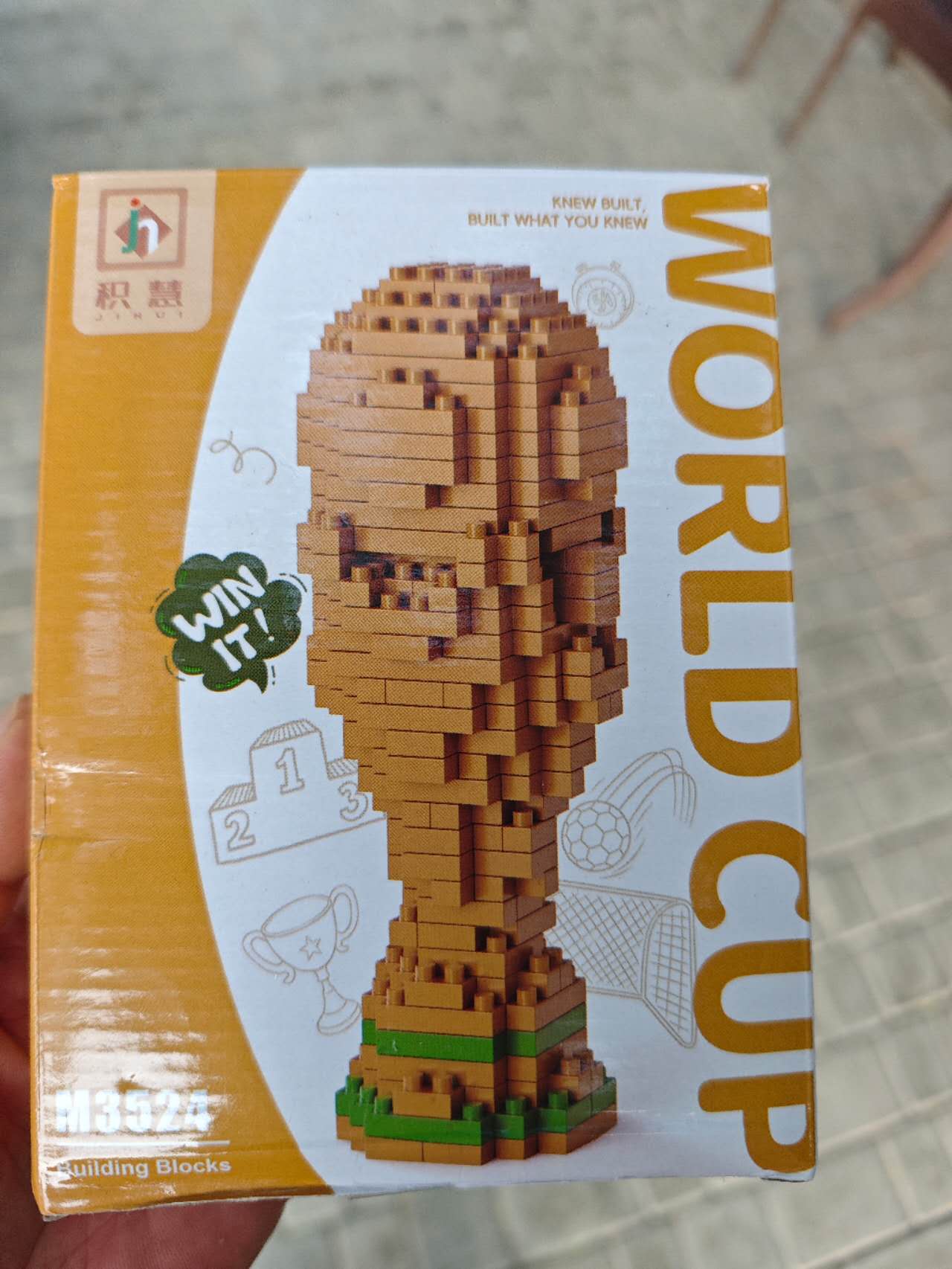 Konstruktor lego bolalar va kattalar uchun, 1000+ qismlar to'plami, o'yinchoq,FIFA futbol