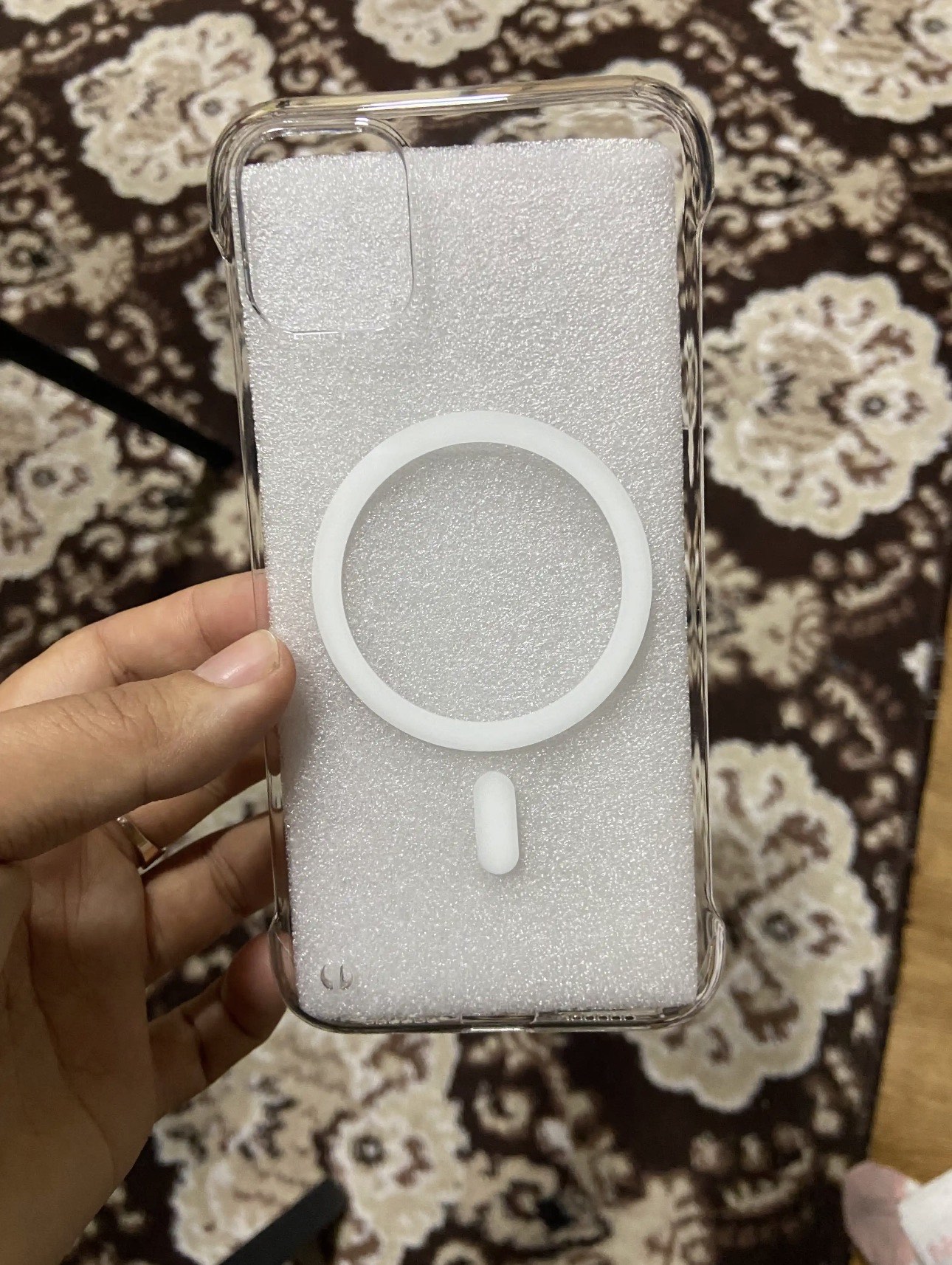 Чехол MagSafe Glass для iPhone, 11, 16 Pro Max, 17 Air
