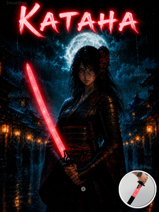 Светящийся меч самурая, игрушка для детей катана, Майнкрафт для мальчиков, игрушка - 