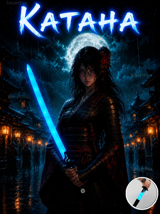 Светящийся меч самурая, игрушка для детей катана, Майнкрафт для мальчиков, игрушка - 