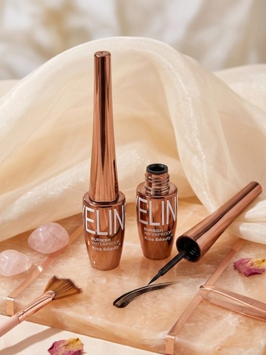 Водостойкая подводка для глаз Kiss Beauty Burnish - 