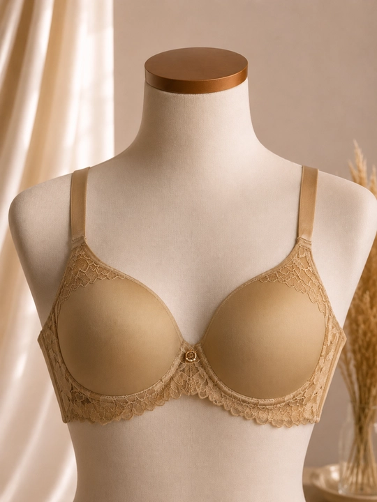 Comfort Fit qolipli kosachali, simli silliq byustgalter - lifchik - 