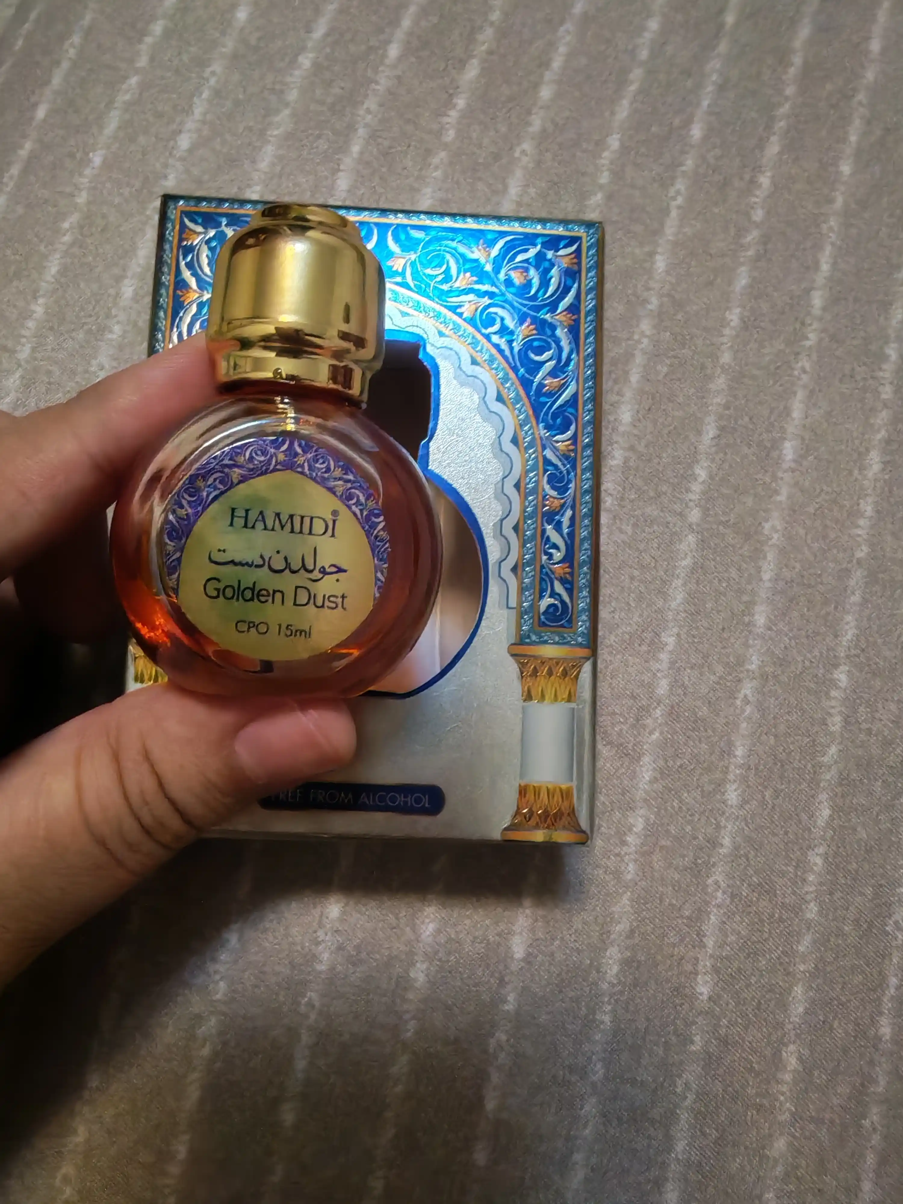 Hamidi CPO 15 ml arab moyli atirlari - Musk Tahara, Chantilly, Golden Dust, Attar Oil