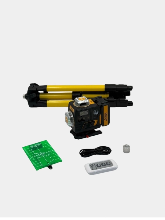 UBAY 4D 16 chiziqli lazerli nivelir,lazer shtativ bilan,lazerniy uroven,lazer professional