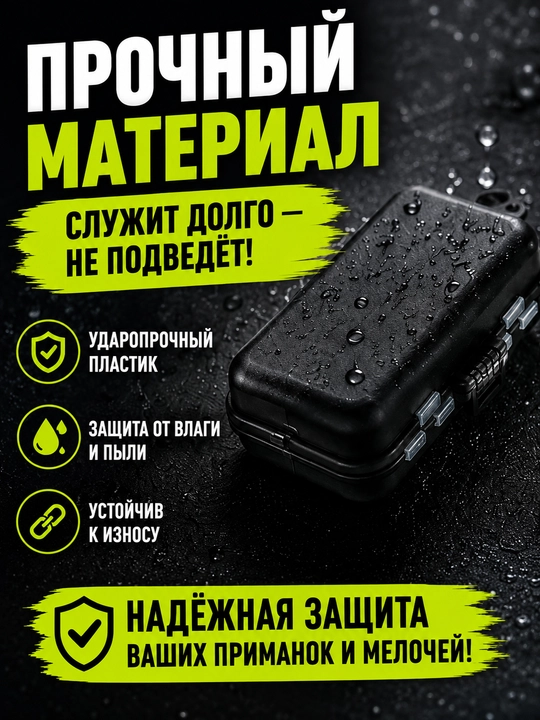 Контейнер для рыболовных крючков и оснастки
