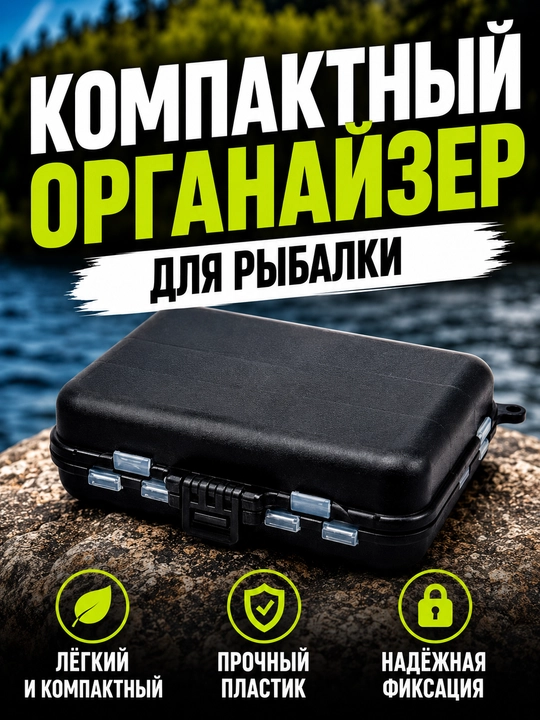Контейнер для рыболовных крючков и оснастки