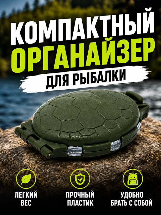 Контейнер для рыболовных крючков и оснастки - 