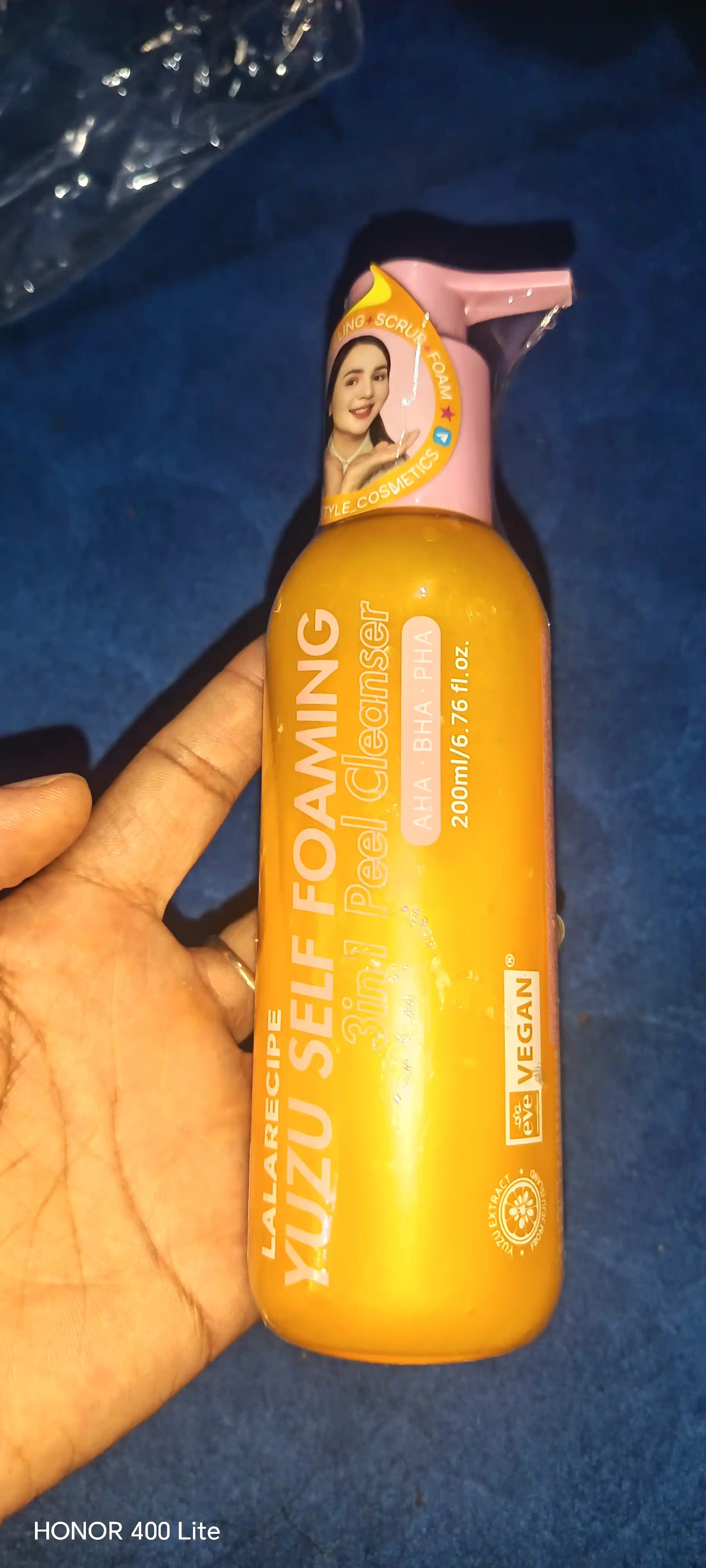 Пенка для умывания Lalarecipe Yuzu Self Foaming