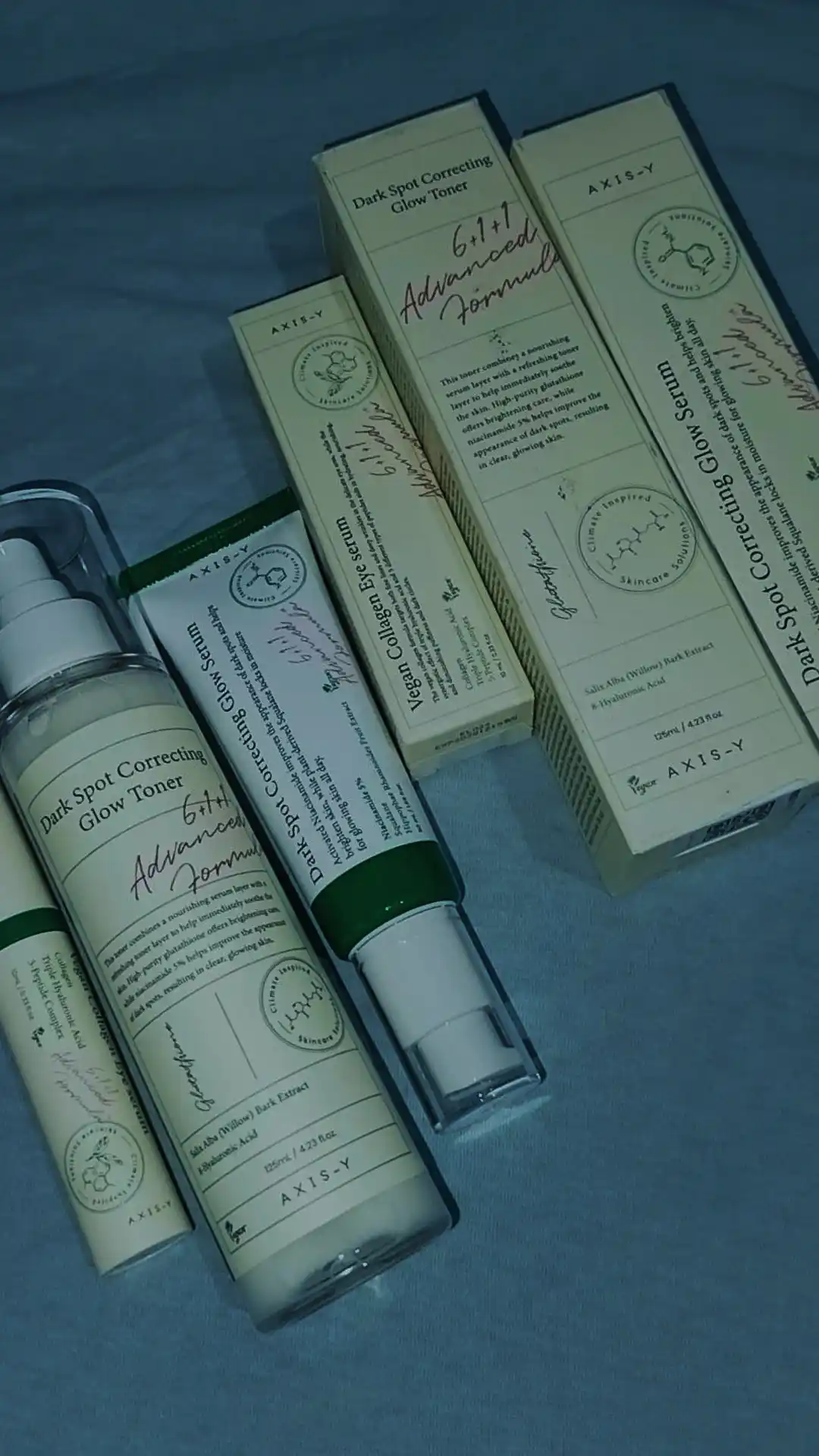 AXIS-Y toneri – oqartiruvchi, mist-tonik, gel toner PDRN, barcha turdagi teri uchun
