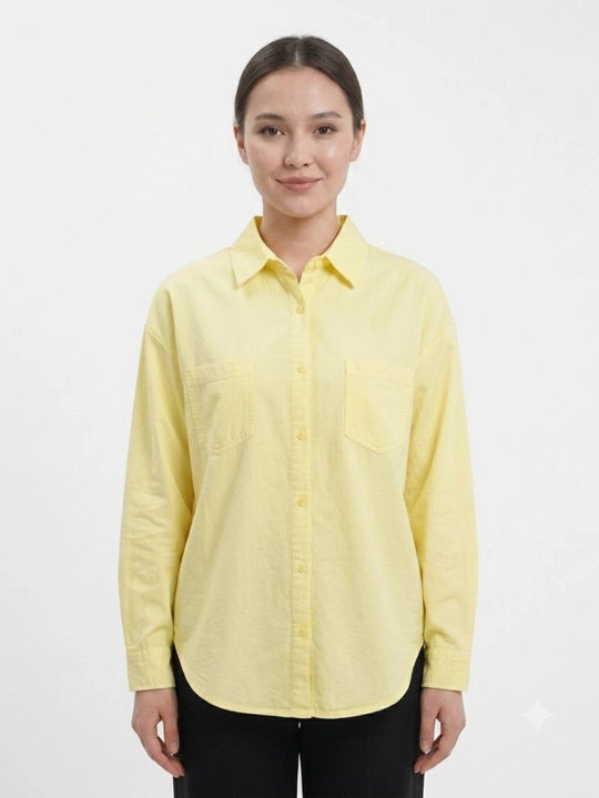 Klassik bichimli, uzun yengli, chiroyli dizayndagi ayollar ko‘ylagi - 