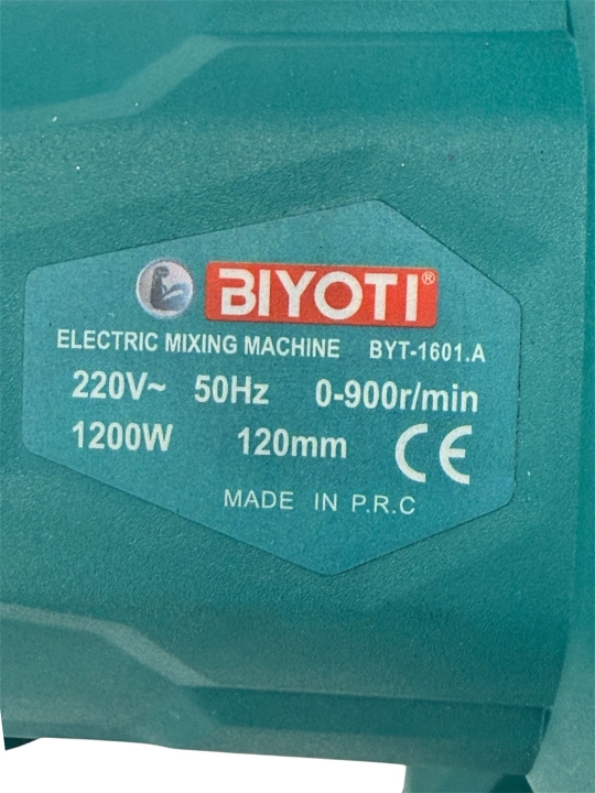 Mikser, Qurilish mikseri Biyoti BYT-1601A, quvvati 1200 vt