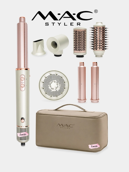 Фен для волос MAC styler MC-6770, 7 в 1, воздушная укладка и автоматическая плойка