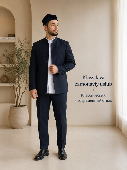 Do'ppi erkaklar uchun yengil va nafas oluvchi, namoz va kundalik uchun islomiy bosh kiyim