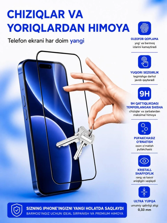 Защитное стекло для iPhone