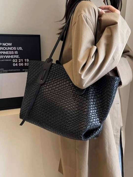 Ayollar va qizlar uchun zamonaviy shopper sumkasi, yelka sumkasi