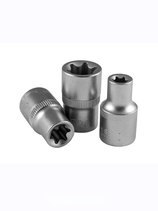 E10-24, torx T30-70 kallaklar to‘plami, 1/2 o‘lchamli