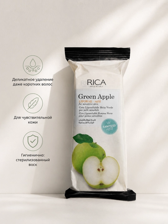 RICA, воск для депиляции в картридже, аппликатор RICA, RICA, 100 г