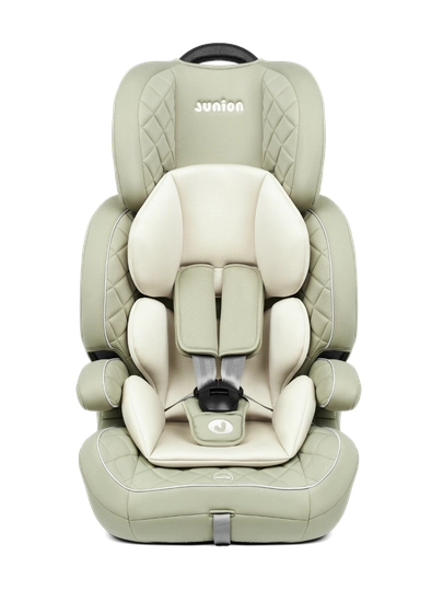 Junion Bruno avtomobil o‘rindig‘i 1/2/3 guruhi (9-36 kg), zaytun rangli, ECE R44/04