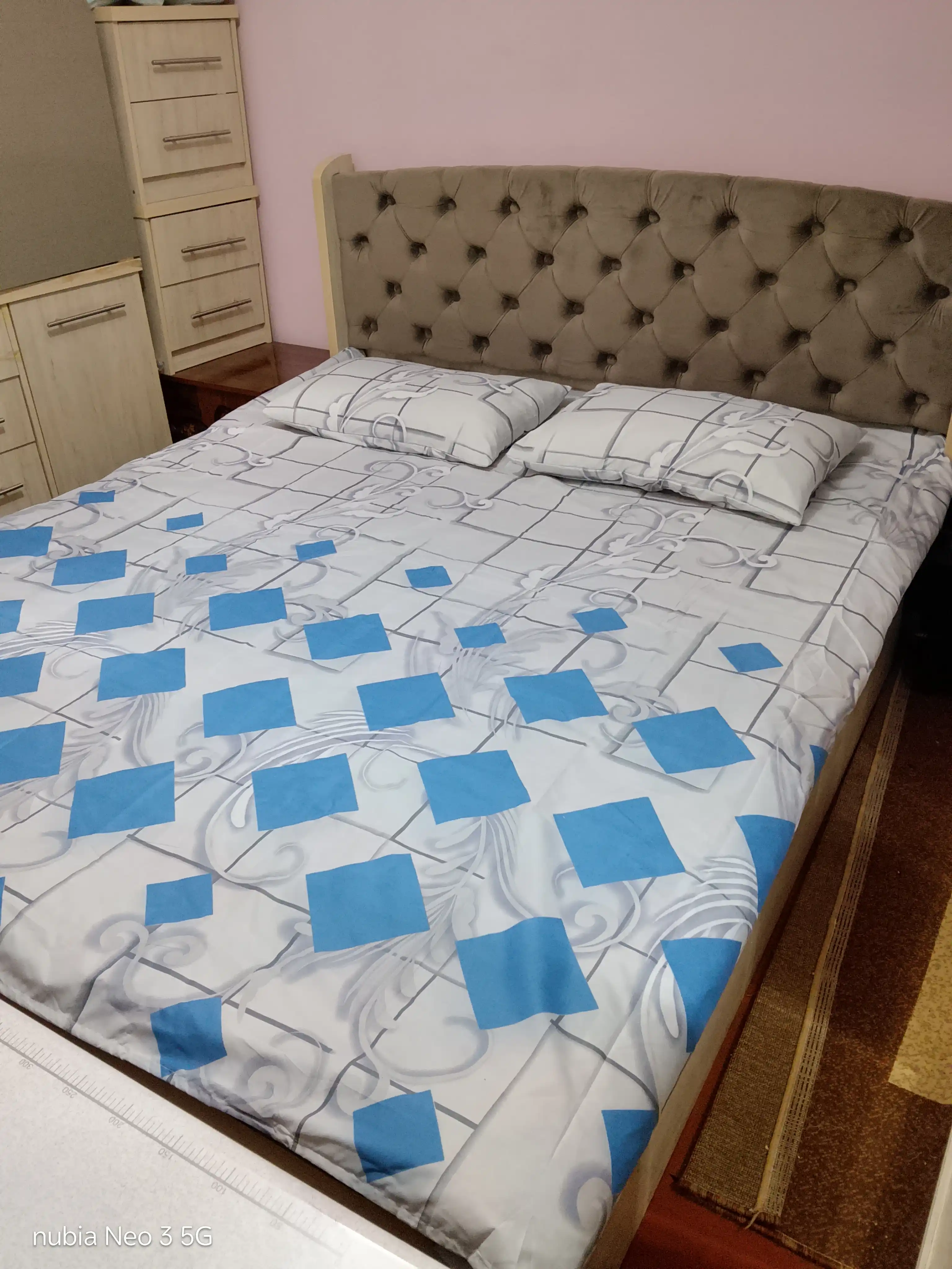 Choyshab to‘plami: ikki kishilik 225*220, bir kishilik 225*150