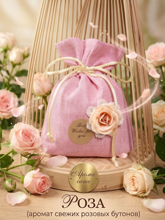 Aromatik sashe xushbo‘y hid beruvchi paket, shkaf va xona uchun havo yangilagich - 