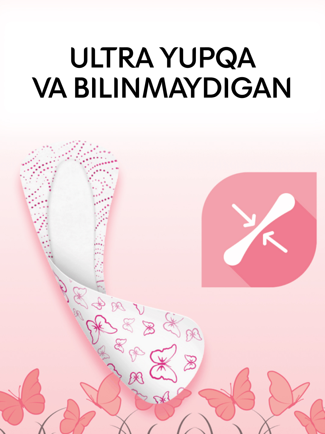 Kundalik prokladkalar Kotex O‘ta yupqa Deo, 20 dona