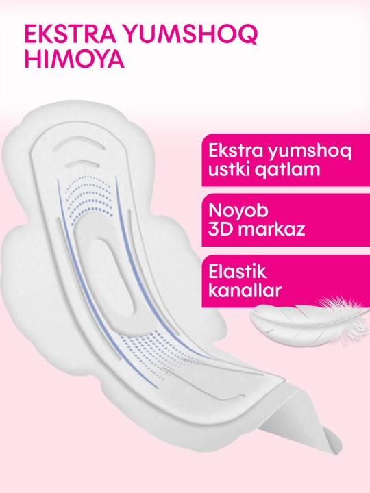 Gigiyenik prokladkalar Kotex Soft Normal, 10 dona