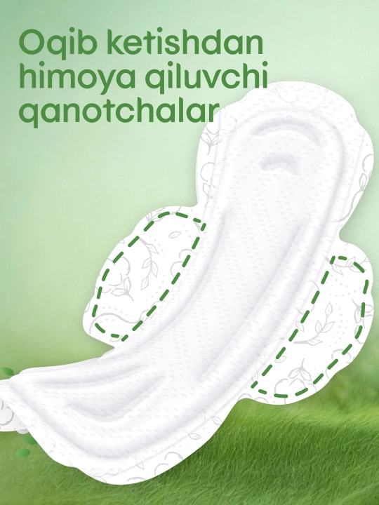 Gigiyenik Prokladkalar Kotex Natural Normal, 8 dona