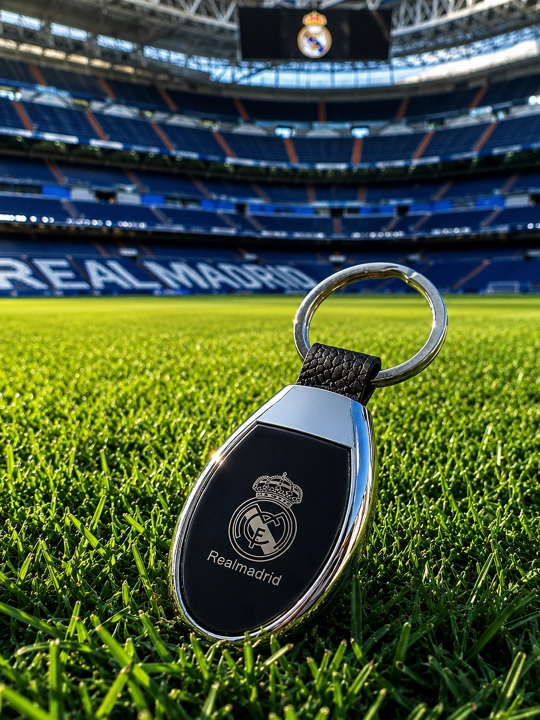 Real Madrid logosi tushirilgan brelok – haqiqiy muxlislar uchun - 