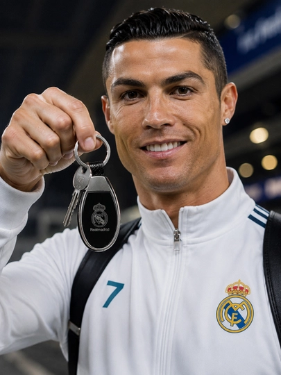 Брелок с логотипом Real Madrid – для настоящих фанатов