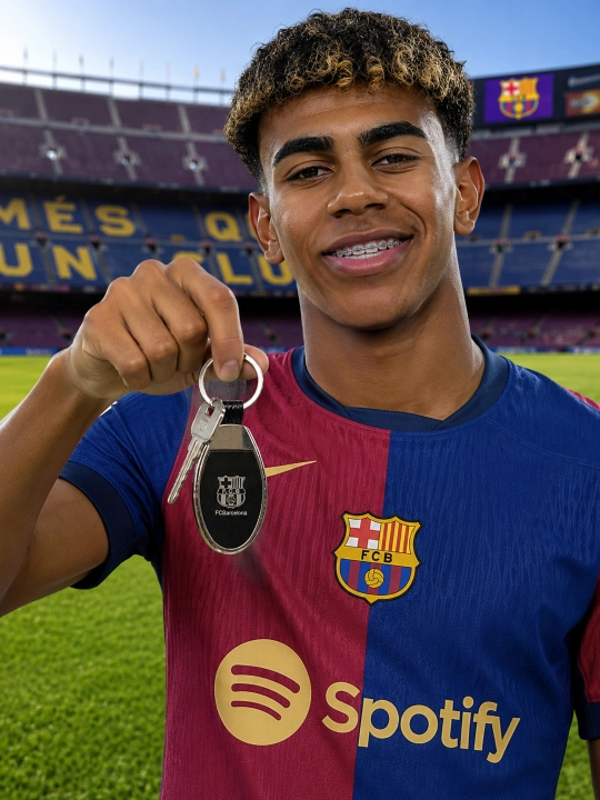 Брелок с логотипом Barcelona – для настоящих фанатов