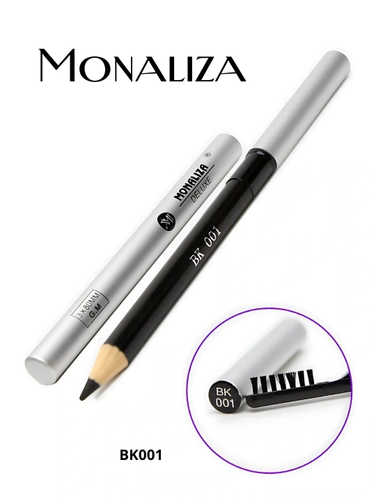 Карандаш для бровей с кистью Monaliza Eyebrow Pencil & Brush - 